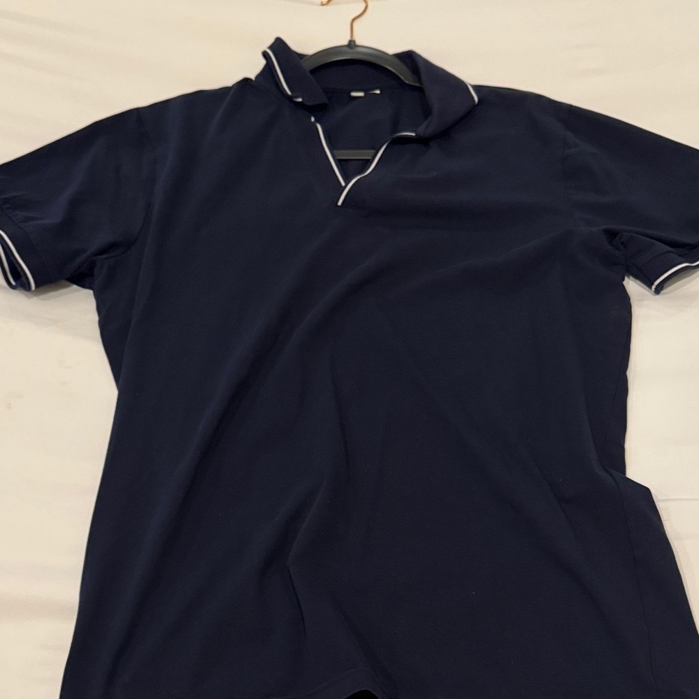 Navy Blue Men's Polo Shirt